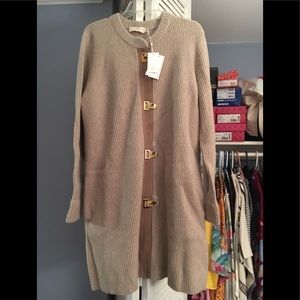 tory burch sweater coat